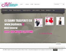 Tablet Screenshot of joydanza.com
